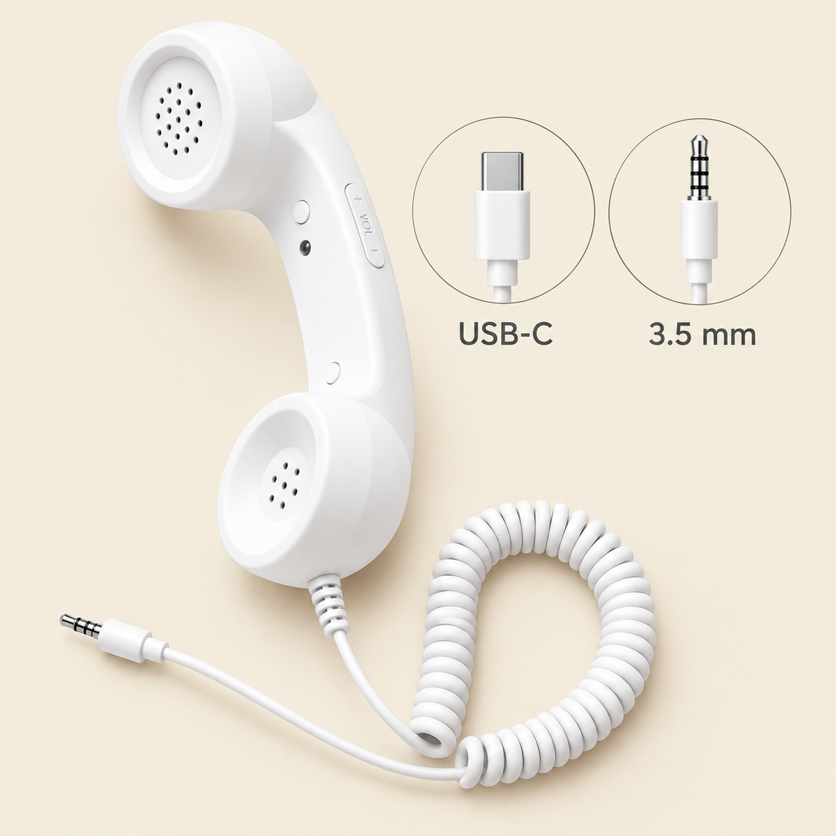 VintageCall – Auricular retro para el móvil