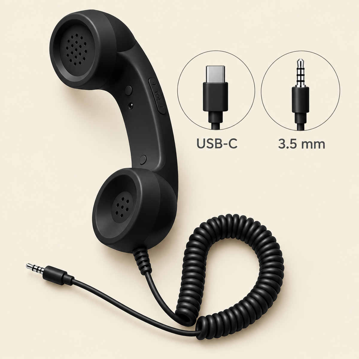 VintageCall – Auricular retro para el móvil