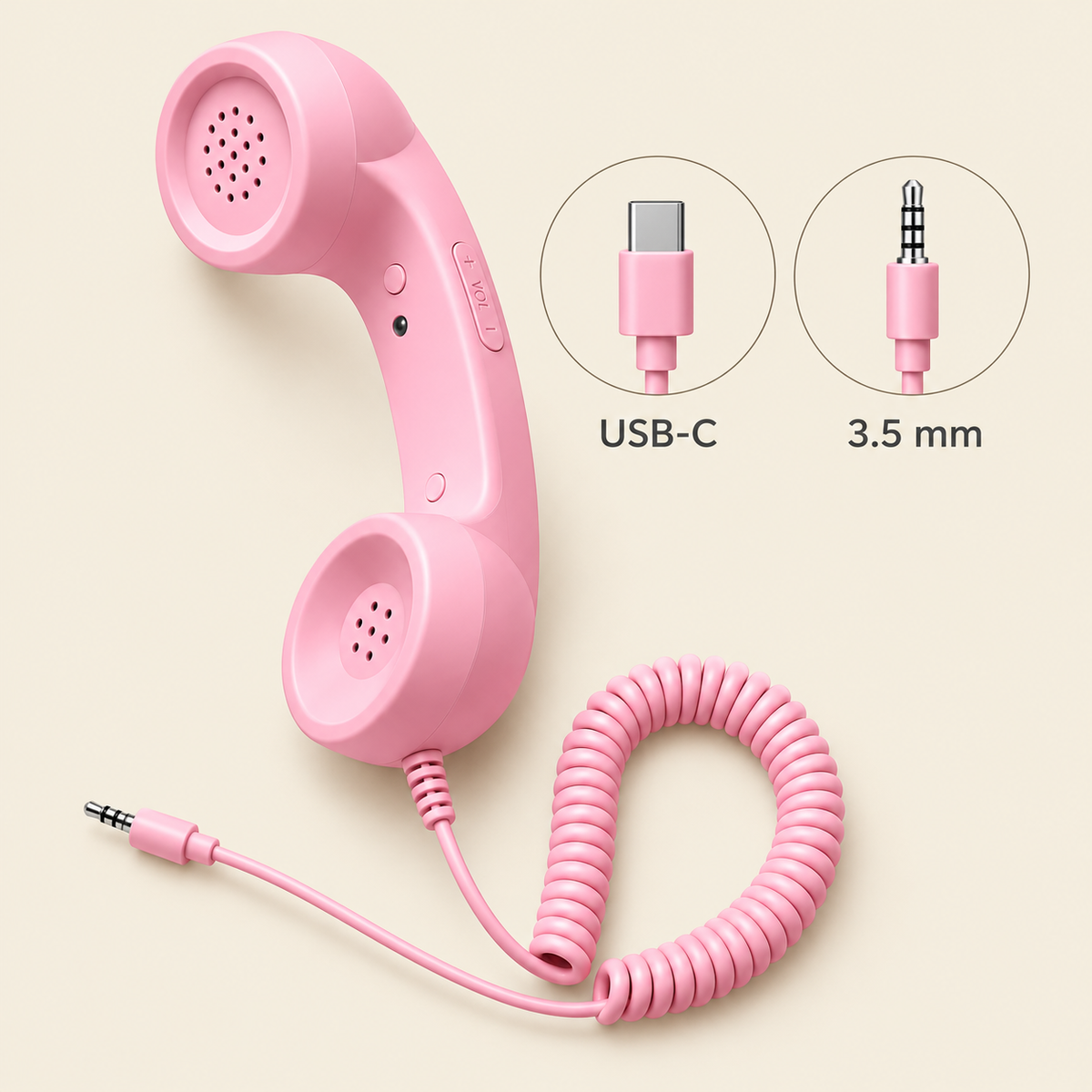 VintageCall – Auricular retro para el móvil