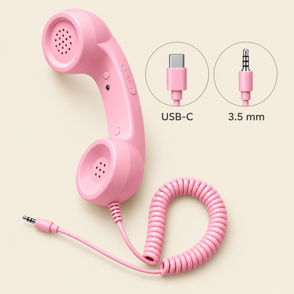 VintageCall – Auricular retro para el móvil